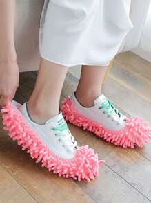 1入組粉色掃把套現代滌綸多功能套