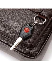 新款 PU 侧包斜挎包男士商务休闲包复古可调节外出手提包书包单肩包运动包大学生旅行学院学校皮包防水礼品侧包方形包节日夏季复古包大一学生单肩包徒步旅行大容量休闲度假腰包钱包圣诞节感恩节手提包 - 棕色 - 查看 14