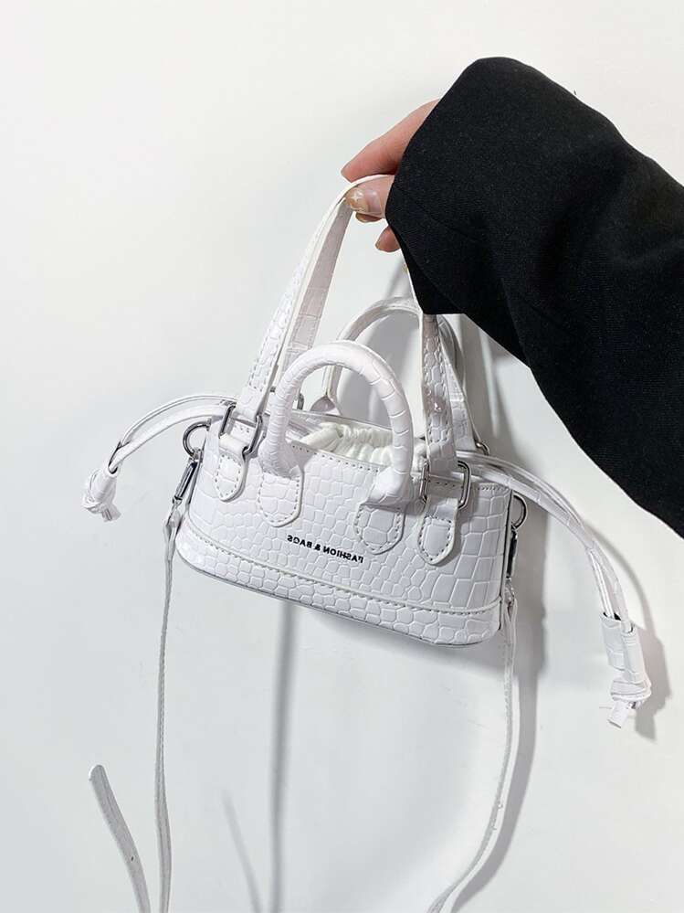 מתכוונן ידית כפולה שרוך קשירה פאשניסטה תיק גב - בז' - ראה 1