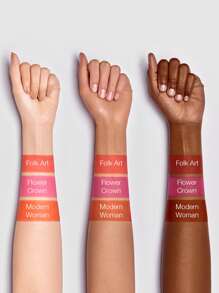 Frida Kahlo X SHEGLAM Self Portrait Cream Blush-Folk Art Cream To Powder Blush Long Lasting High Pigment Hydrating Natural Glowing Lightweight Soft Smooth Blusher Orange Blush Brand Beauty Makeup Face Paint Cosmetic For Women Girls Perfect For Winter Spring Ideal For Y2K Fancy Fashion Suitable For Birthday Gift Party Ready Best Color - Folk Art - View 6