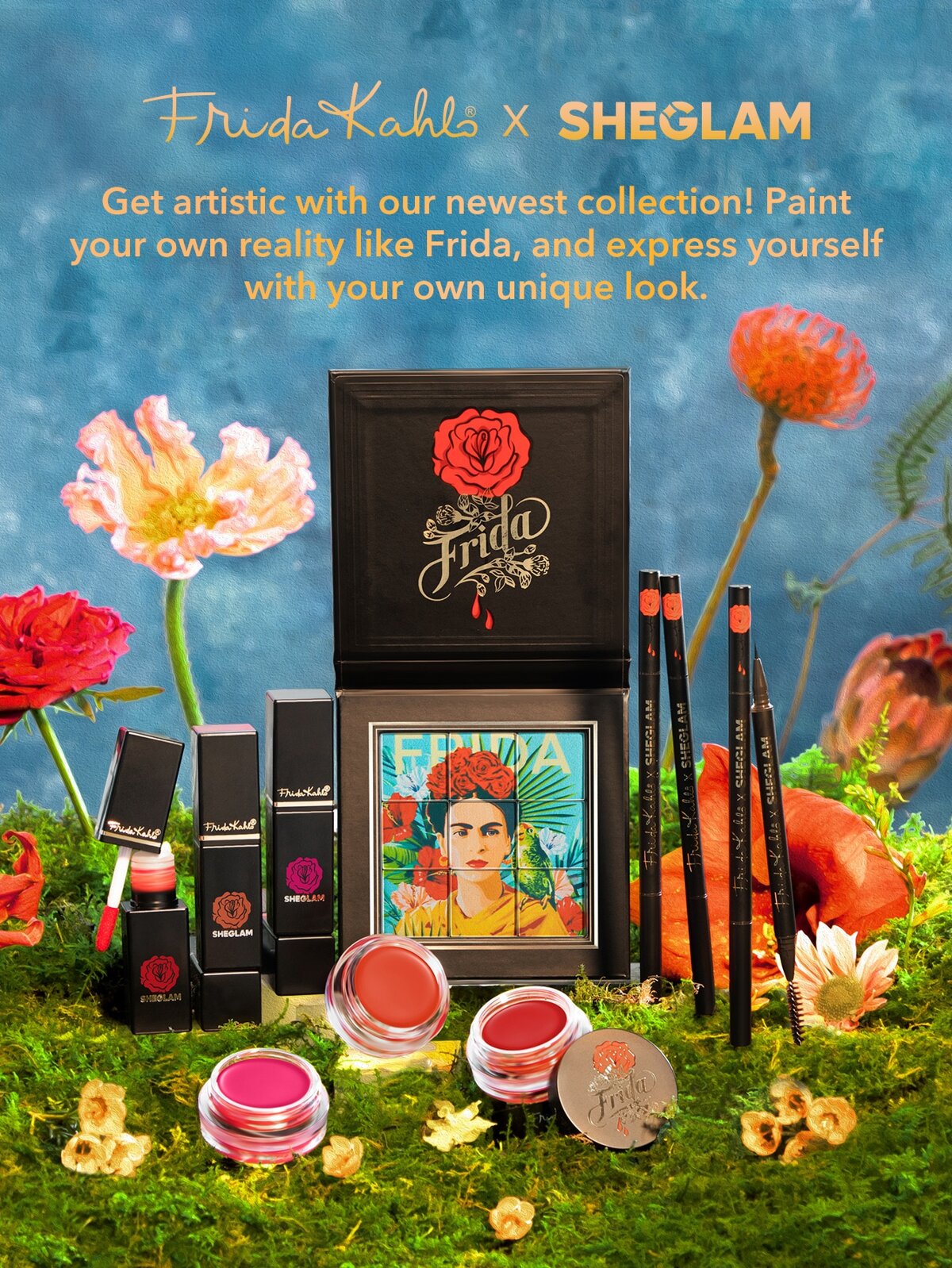 Frida Kahlo X SHEGLAM Self Portrait Cream Blush-Modern Woman