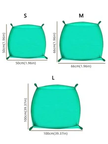1pc PE Gardening Mat, Minimalist Waterproof Mat For Garden - Green - View 2