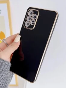 Plating Anti-Fall Phone Case,International Version, Not The Domestic Version - Black - View 4