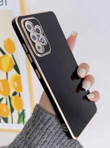 Plating Anti-Fall Phone Case,International Version, Not The Domestic Version - Black - View 5