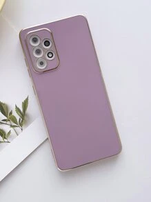Plating Anti-Fall Phone Case,International Version, Not The Domestic Version - Purple - View 2
