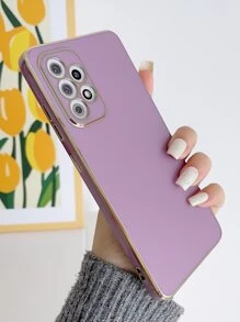 Plating Anti-Fall Phone Case,International Version, Not The Domestic Version - Purple - View 3