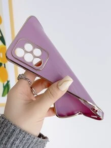 Plating Anti-Fall Phone Case,International Version, Not The Domestic Version - Purple - View 6