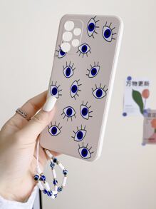 眼睛图案手机壳，带挂绳，兼容 15/15 Plus/15 Pro/15 Pro Max，国际版，非国内版 - 彩色 - 查看 4