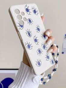 眼睛图案手机壳，带挂绳，兼容 15/15 Plus/15 Pro/15 Pro Max，国际版，非国内版 - 彩色 - 查看 6