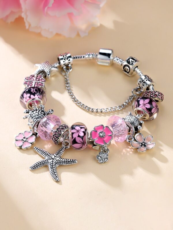 Vanel Starfish Charm Beaded Bracelet
