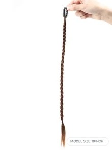 Medium Synthetic Hair Braid - Light Brown - View 2