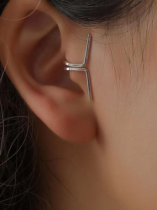 1pc Minimalist Ear Cuff SHEIN USA