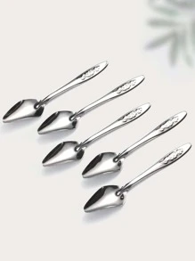 ( 5 件/包 ) 鸚鵡喜鵲老虎條紋設計幼鳥奶粉餵勺套裝 - 銀色 - 查看 4