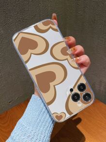 Ốp điện thoại trong suốt họa tiết trái tim - Trong sáng - Xem 2