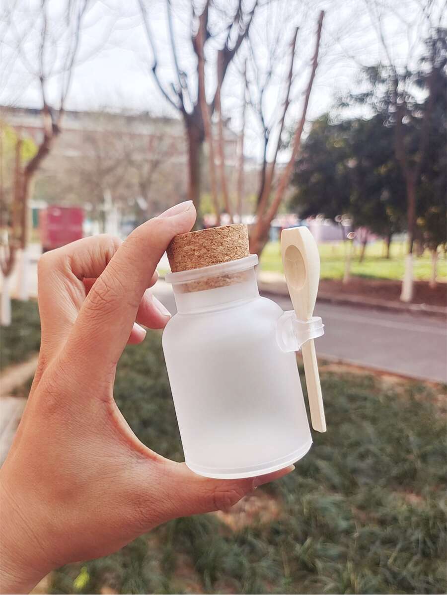 1 lọ 100G rỗng, lọ đựng muối tắm tròn bằng nhựa dày, lọ đựng bột, lọ đựng có nút bần và thìa, phòng khách, phòng ngủ, phòng tắm, đồ trang trí nhà cửa, đồ dùng du lịch, đám cưới, tiệc tùng, sinh nhật, quà tặng cho nam giới, bố mẹ, bạn bè, năm mới, phụ kiện, quà tặng vui nhộn - Trong sáng - Xem 1
