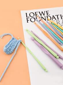 12 Gói móc nhựa đầy màu sắc, móc móc may bằng nhựa ABS - Nhiều màu - Xem 1