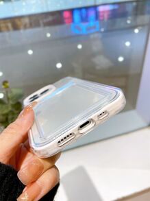 二合一可拆卸TPU手机壳，带卡槽，兼容 17 Pro Max/17 Air/17 Pro/17/16/15/14/13/12/11/11 Pro Max/Xs Max/X/Xs，防摔、防汗、防指纹、耐磨、不褪色 - 白色 - 查看 6