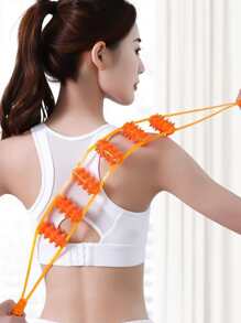 1pc Back Massage Roller - Orange - View 1