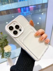 二合一可拆卸TPU手机壳，带卡槽，兼容 17 Pro Max/17 Air/17 Pro/17/16/15/14/13/12/11/11 Pro Max/Xs Max/X/Xs，防摔、防汗、防指纹、耐磨、不褪色 - 白色 - 查看 8