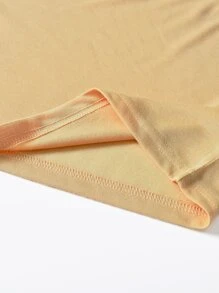 Matt Tam Guys Slogan Cartoon Graphic Tee - Apricot - View 3