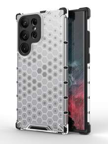 Ốp điện thoại chống rơi bằng nhựa PC trong suốt họa tiết tổ ong, phiên bản quốc tế, không phải phiên bản nội địa. - Nhiều màu - Xem 1