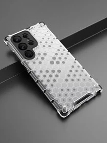 Ốp điện thoại chống rơi bằng nhựa PC trong suốt họa tiết tổ ong, phiên bản quốc tế, không phải phiên bản nội địa. - Nhiều màu - Xem 3