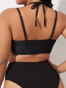 Swim Lushoire 大碼環鏈掛脖比基尼上衣