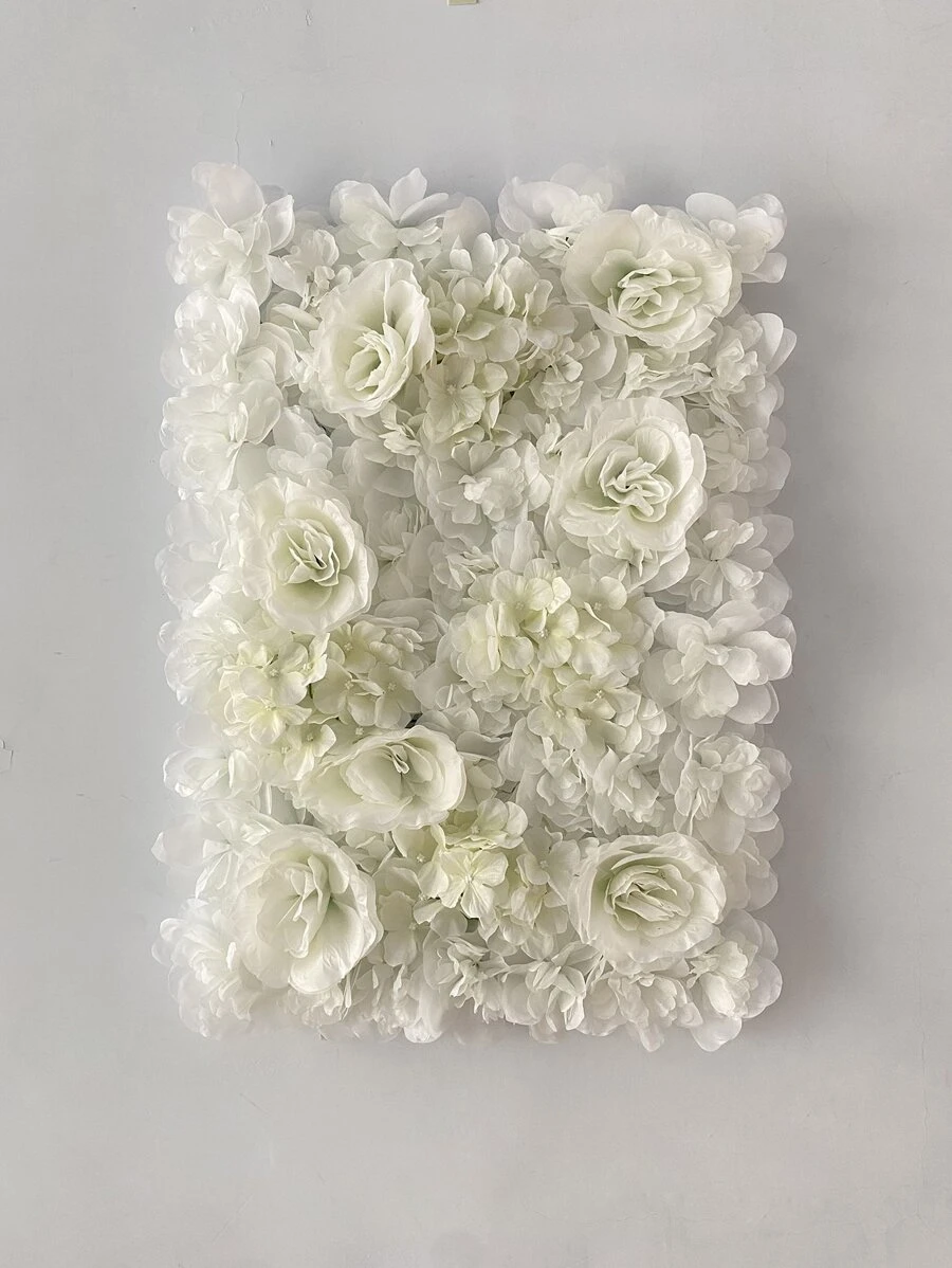 1入組無紡布60*40人造玫瑰裝飾多用途人造花適合家庭派對婚禮裝飾 - 白色 - 查看 1