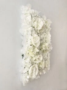 1入組無紡布60*40人造玫瑰裝飾多用途人造花適合家庭派對婚禮裝飾 - 白色 - 查看 5