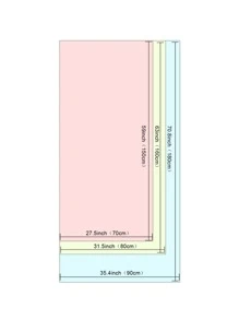 1 Khăn Đi Biển Hoa Văn Màu Cam, Vải Hình Chữ Nhật Đi Biển Cho Bơi, Lặn, Mùa Hè - Nhiều màu - Xem 5