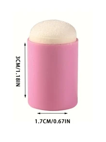 5pcs Solid Color Paint Sponge Foam Brush Set, Simple Multi-Purpose Finger Paint Sponge For DIY Paint Craft Painting Back To School,Back To School,School Supplies