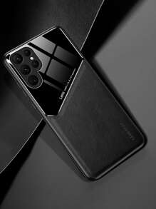 Apple Iphone Cases For Men Iphone 16 Men Father's Day Textured PC Magnetic Anti-Fall Phone Case - Black - View 1