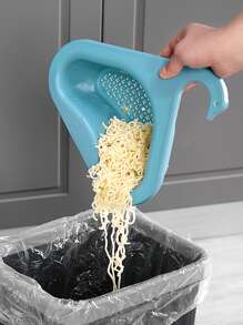 1pc Solid Drain Basket - Green - View 9