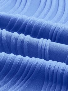 SHEIN EZwear Solid Crop Tube Top Strapless Top