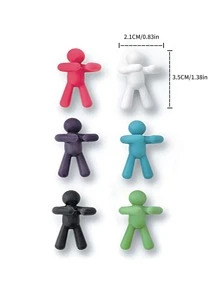 6 piezas Reconocimiento de copa figura en forma de - Multicolor - Ver 3