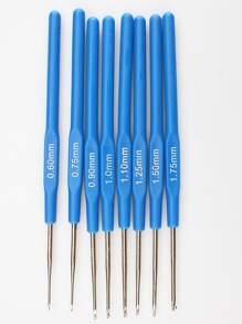 8pcs Crochet Needle Set, ABS Crochet Supply, For DIY Needle Craft