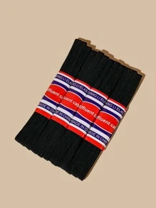 1pc 5 Yard Dây thun tự làm - màu đen - Xem 1