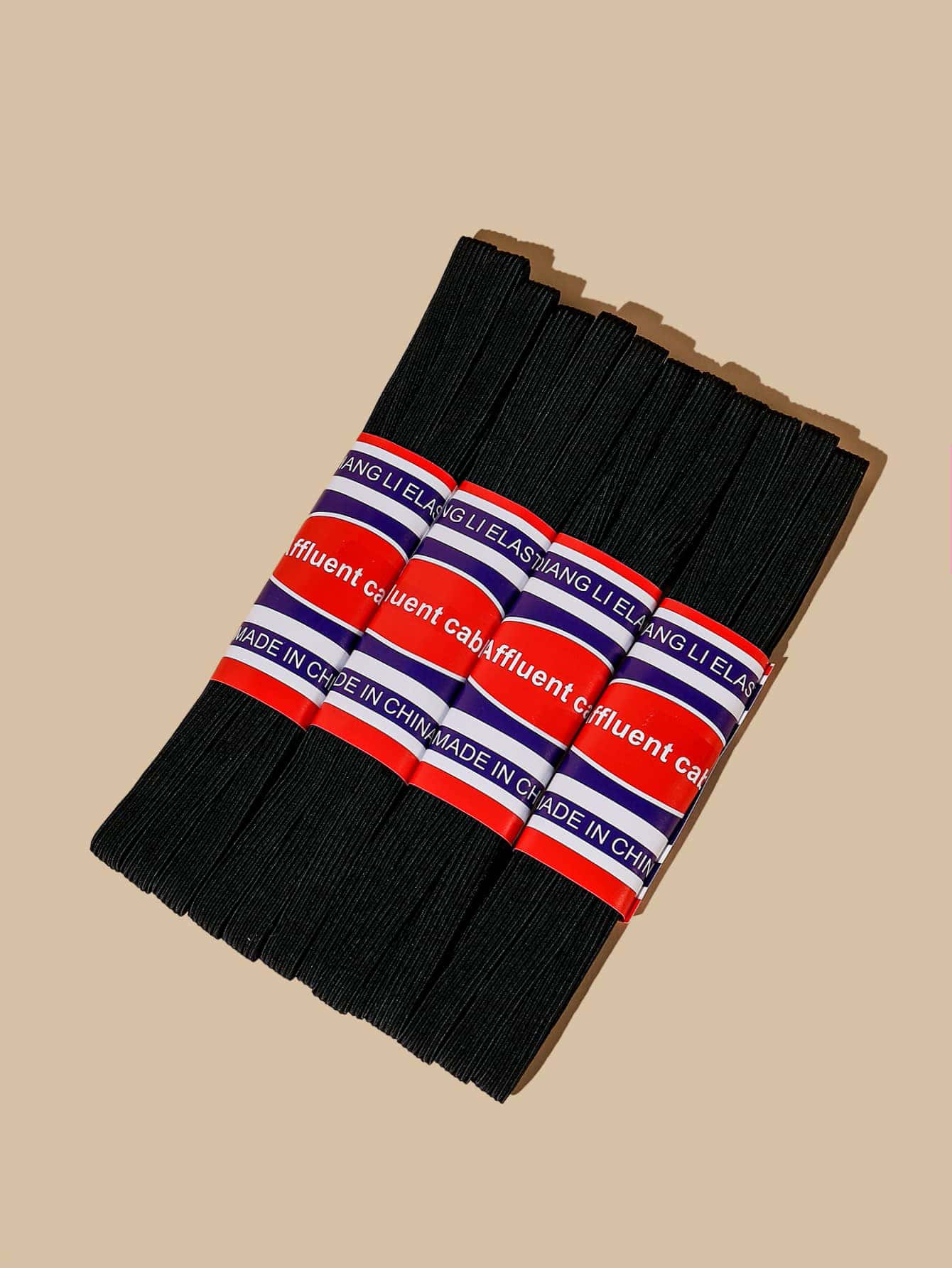 1pc 5 Yard Dây thun tự làm - màu đen - Xem 1