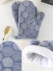 1 件/2 件耐热微波炉手套，耐高温厨房烘焙手套