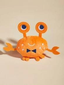 Juguete de sonido de mascota con diseño de cangrejo - Naranja - Ver 1