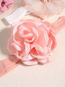 4pcs Baby Flower Decor Hair Band - Multicolor - View 4