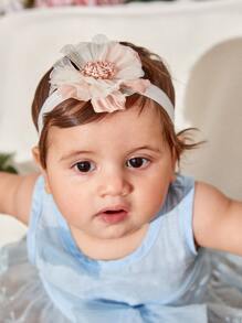 4pcs Baby Flower Decor Hair Band - Multicolor - View 5