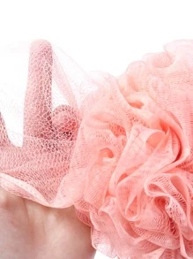 1 quả bóng tạo bọt tắm màu ngẫu nhiên, miếng bọt biển tắm mềm lớn, bông tắm xơ mướp chăm sóc da cho nam và nữ, túi, hộp đựng, đồ lưu trữ, kẹp tóc - Nhiều màu - Xem 4