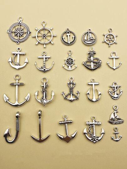 20 件合金錨 DIY 吊墜