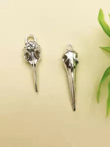 5pcs/set Alloy Bird Skeleton DIY Pendant