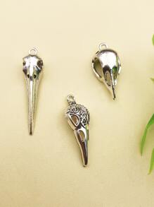 5pcs/set Alloy Bird Skeleton DIY Pendant