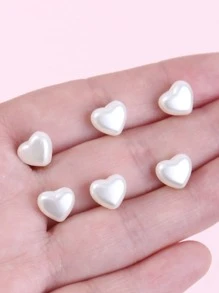 100pcs Heart Shaped DIY Bead