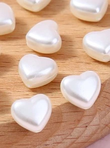 100pcs Heart Shaped DIY Bead
