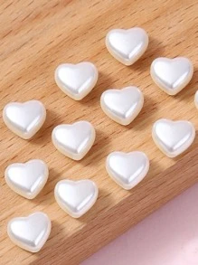 100pcs Heart Shaped DIY Bead