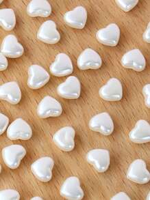 100pcs Heart Shaped DIY Bead